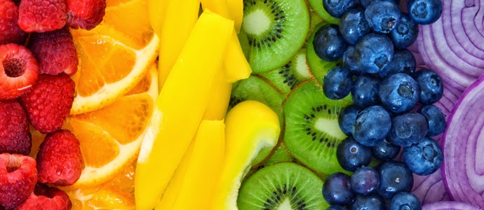 alimentos coloridos nutriela frutas