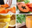 Vitamina de mamão papaia e limão para desintoxicar o estômago